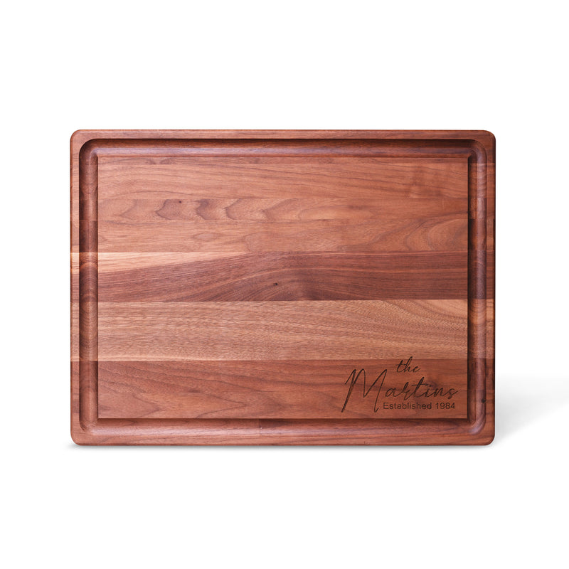 Thick Butcher Block with Juice Groove